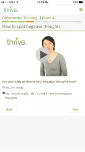 Thrive - Feel better, sooner screenshot 1