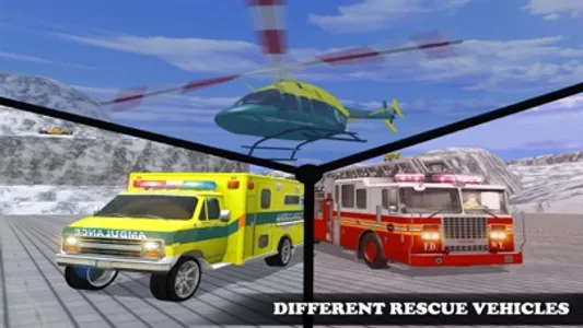 Rescue Run: Offroad Snow Emergency Heroes screenshot 2