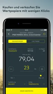 comdirect trading App screenshot 1