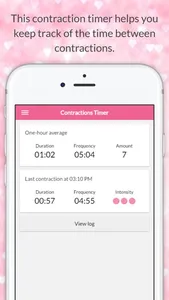 Pregnancy Contractions Timer screenshot 0