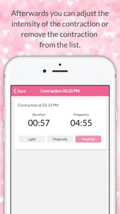 Pregnancy Contractions Timer screenshot 2