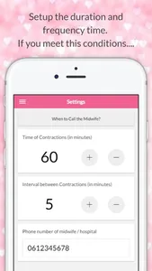 Pregnancy Contractions Timer screenshot 3