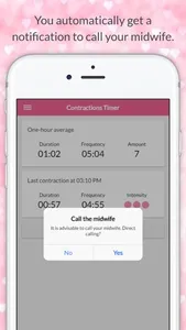 Pregnancy Contractions Timer screenshot 4