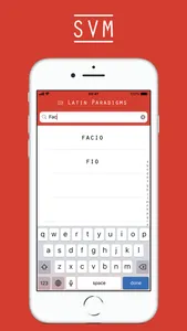 Latin Paradigms screenshot 1