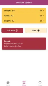 Urology Prostate Calculator screenshot 1