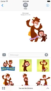 Tee and Mo Sticker Pack screenshot 0