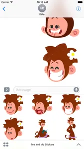 Tee and Mo Sticker Pack screenshot 2