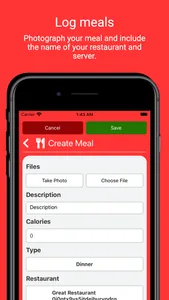 Mealinvy - Log Meals screenshot 0