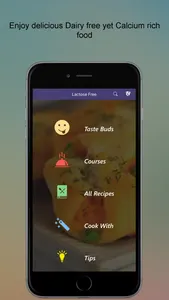 Lactose Free SMART Recipes screenshot 0
