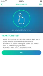 Gehirn-Erschütterungs-Test-App screenshot 2