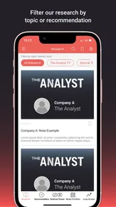 The Analyst App screenshot 1