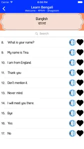 Learn Bengali from English screenshot 1