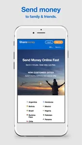 Sharemoney Money Transfers screenshot 2