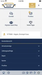 Degussa Bank Banking+Brokerage screenshot 4
