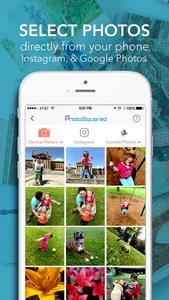 PhotoSquared photo wall tiles screenshot 1