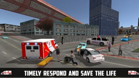 Ambulance Games Driving Sim 3D screenshot 0