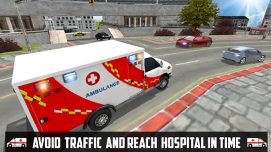 Ambulance Games Driving Sim 3D screenshot 1