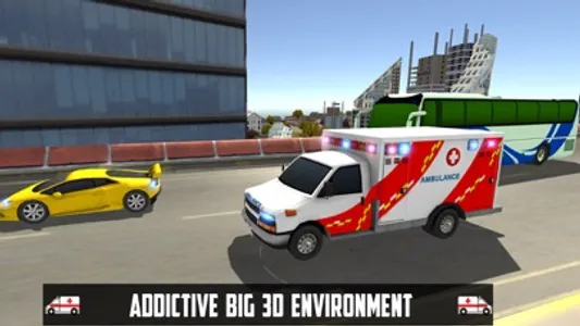 Ambulance Games Driving Sim 3D screenshot 3