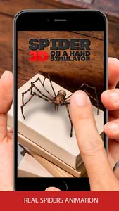 3D spider on a hand simulator screenshot 1