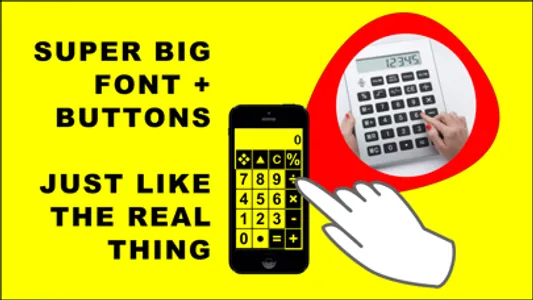 Big Calculator Low Vision screenshot 0