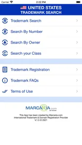 U.S. Trademark Search Tool screenshot 0