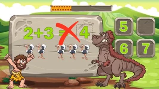 Caveman Kids Math 3 screenshot 4