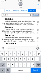 Biblia citas para iMessage screenshot 2