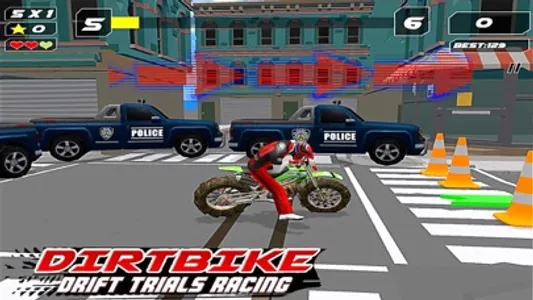 Dirt Bike Drift Trails Racing screenshot 1