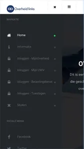 Overheid Links screenshot 2