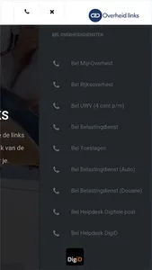 Overheid Links screenshot 3