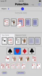 PokerSim screenshot 1