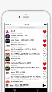 Radio Mexico : mexican radios screenshot 1