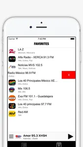 Radio Mexico : mexican radios screenshot 2