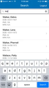 Eyefinity EHR for iPhone screenshot 0