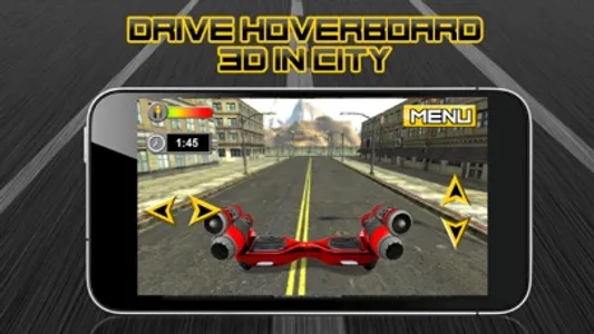 Drive Hoverboard 3D In City screenshot 0