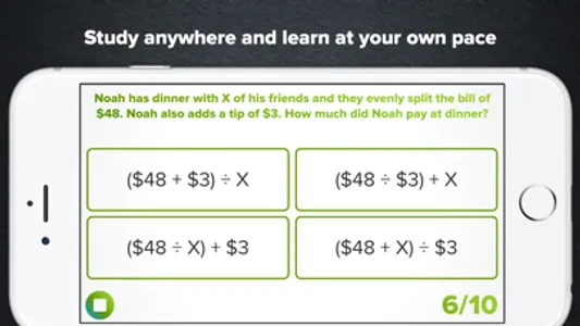 6th Grade Math Practice screenshot 2