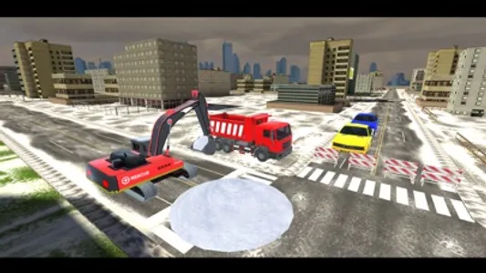 Snow Excavator Rescue Truck screenshot 0