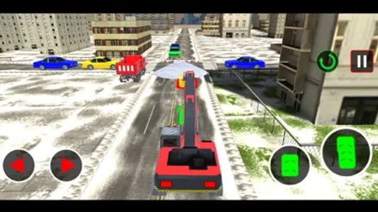 Snow Excavator Rescue Truck screenshot 3