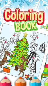 Christmas Colorfly – Free Color.ing Book for Kids screenshot 0