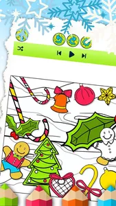 Christmas Colorfly – Free Color.ing Book for Kids screenshot 4