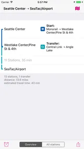 Seattle Rail Map Lite screenshot 3