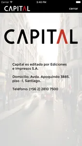 Revista Capital screenshot 0