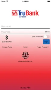 TruBank Mobile screenshot 0
