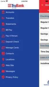 TruBank Mobile screenshot 1