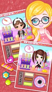 Cotton Candy And Lollipop Crush -  Management game screenshot 2