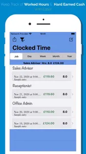 HoursTracker - Clock-in screenshot 2