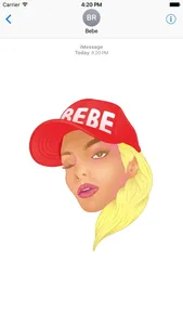 Bebe Rexha Sticker Pack screenshot 2