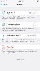 Time Logger for Clinical Study screenshot 1