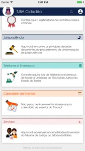TJBA Cidadão - Mobile screenshot 2