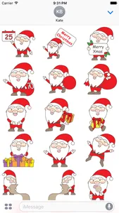 Jolly Ol Santa Stickers screenshot 1